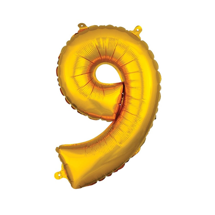 رقم 9 ذهبي 16 انش