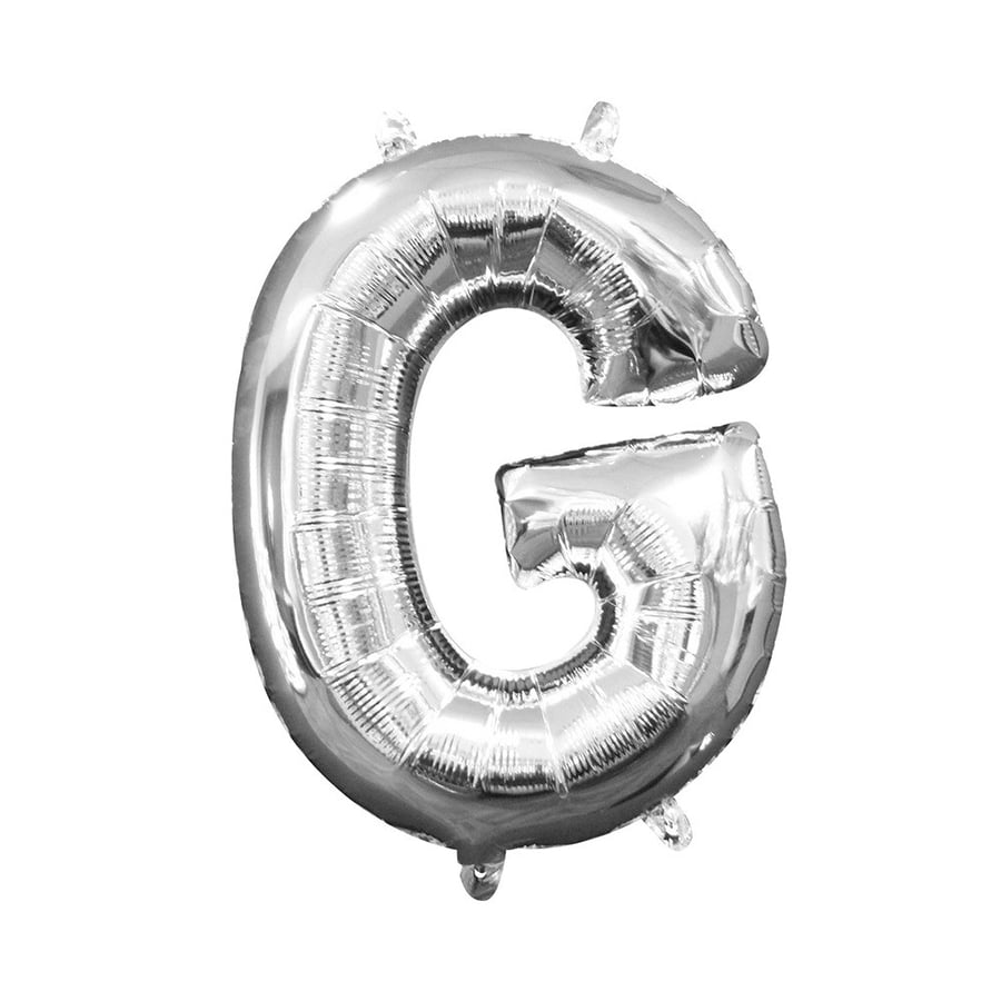 حرف G فضي 32 انش