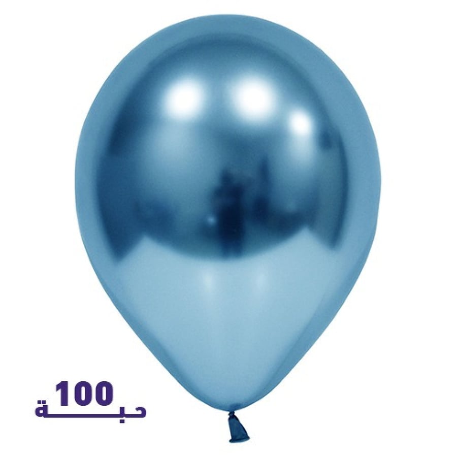 كيس بالون ازرق كروم
