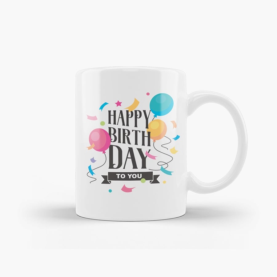 كوب عيد ميلاد بالونات