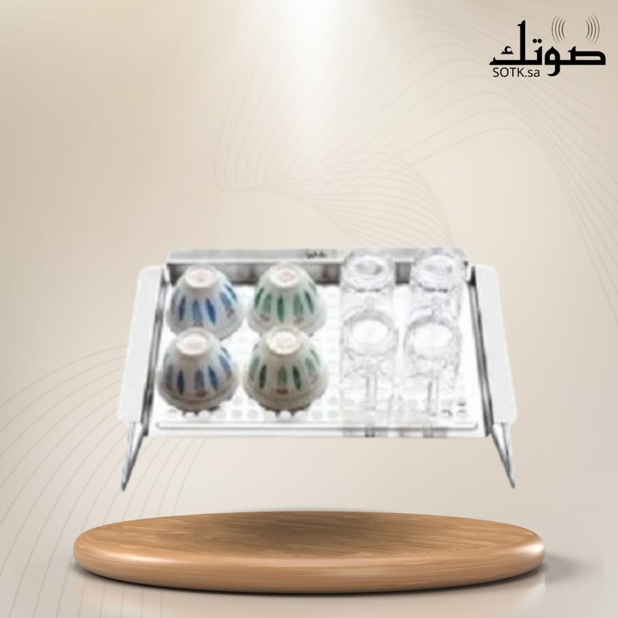 كرسي تنشيف بيالات صغير  ستيل 33*21*16.2
