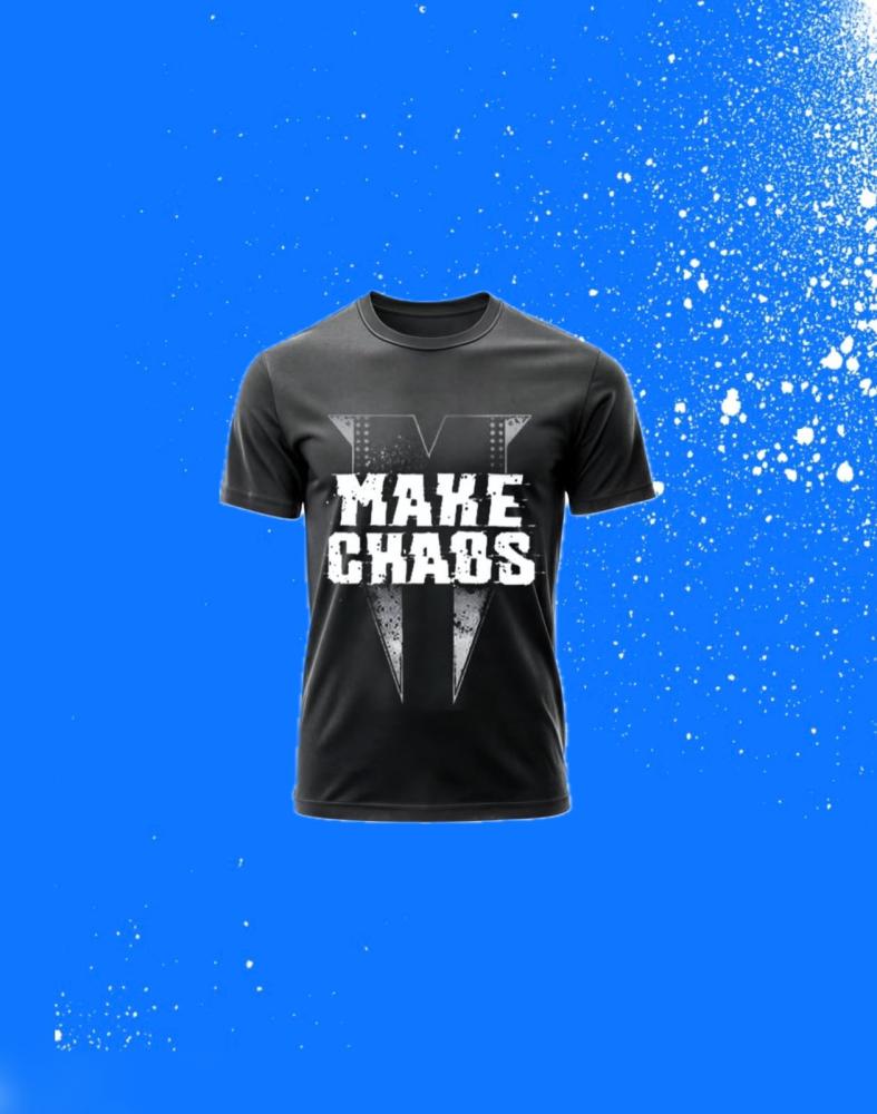 تيشيرت درو ماكنتاير بنمط Make Chaos