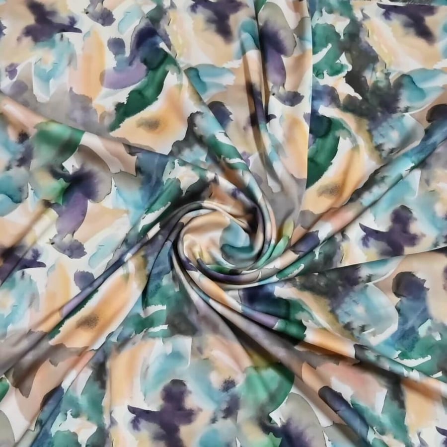Silk fabric, vertical