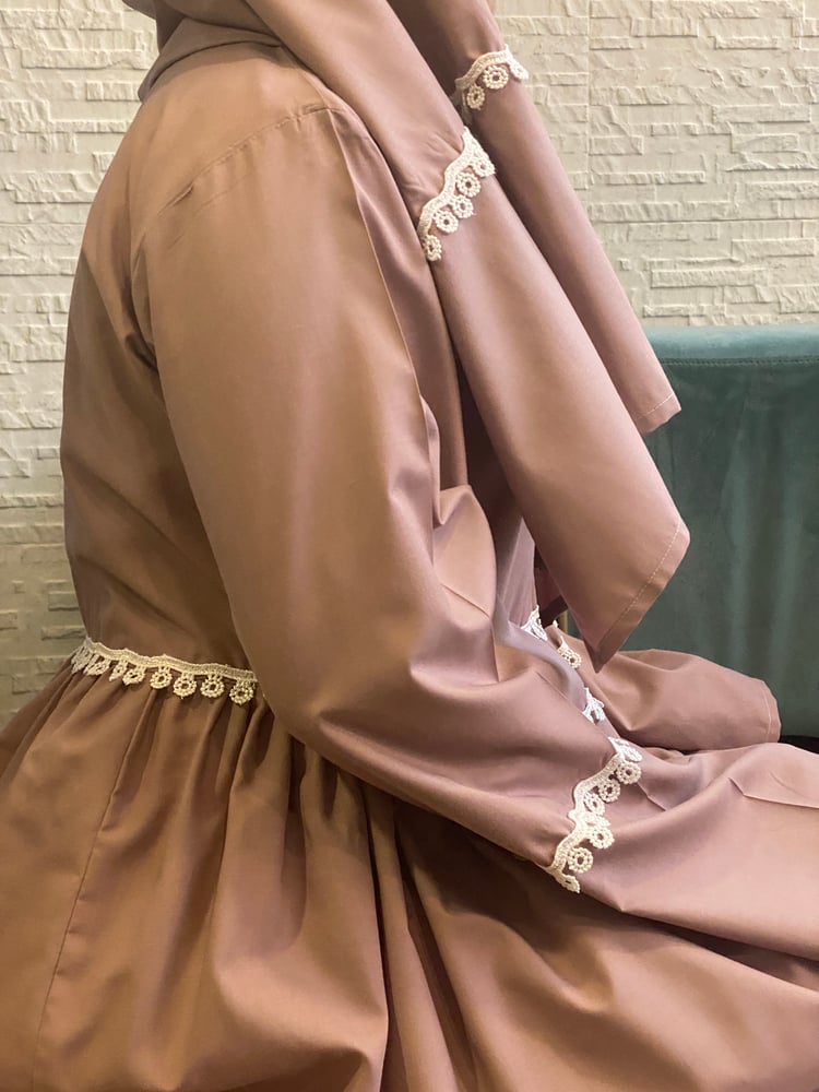 شرشف رداء الصلاة بناتي - كرتة بسحاب - موف عنابي