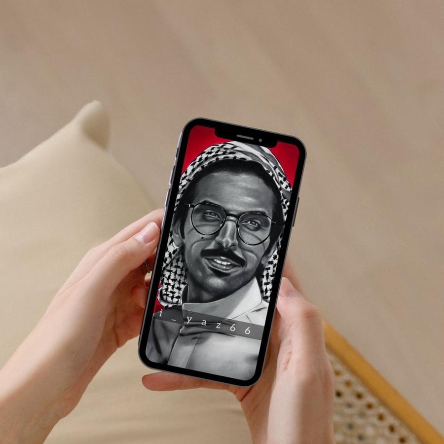 رسمة رصاص و فحم - تصوير بالجوال فقط -
