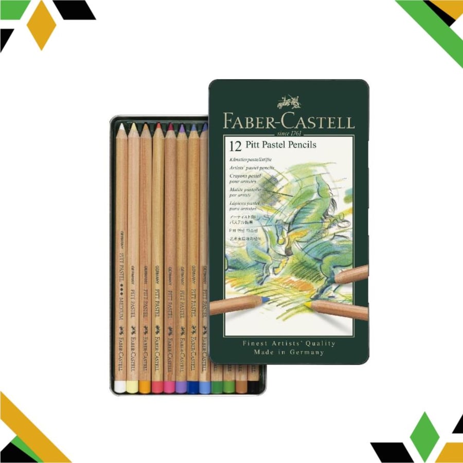 Faber-Castell pastel pencils - 12 colors