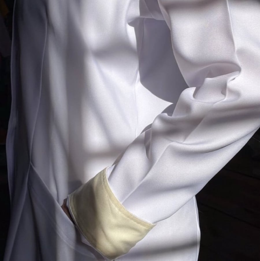Baby yellow labcoat