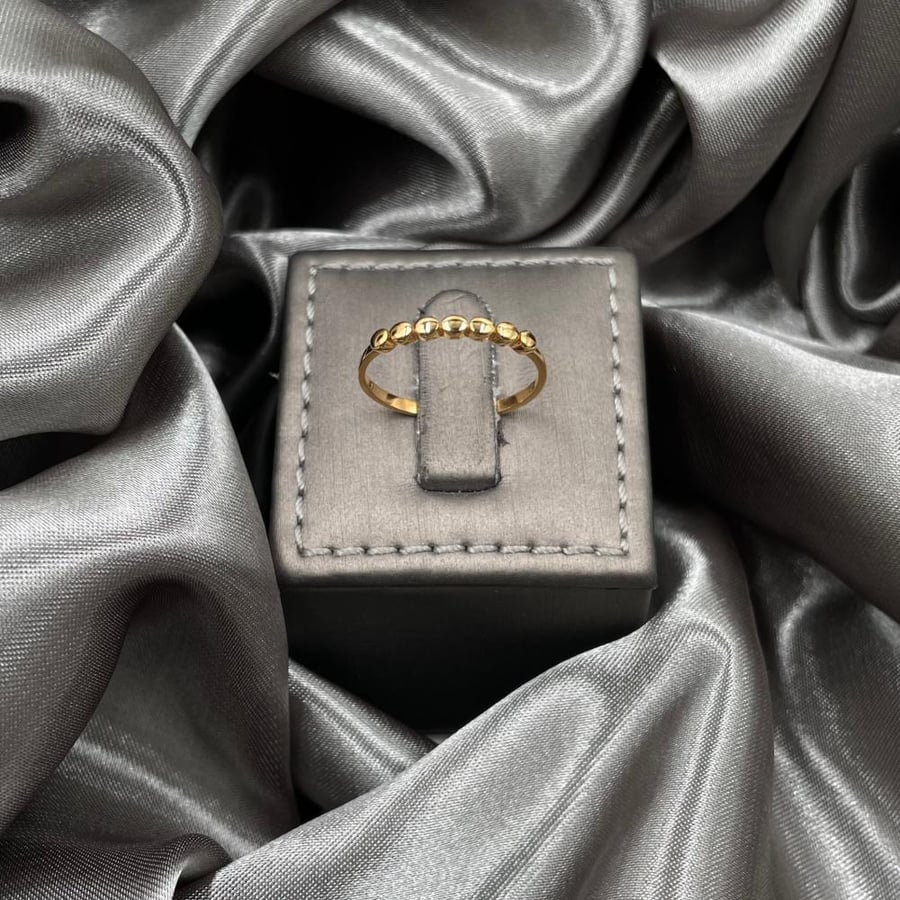 Yellow gold ring 21 karat