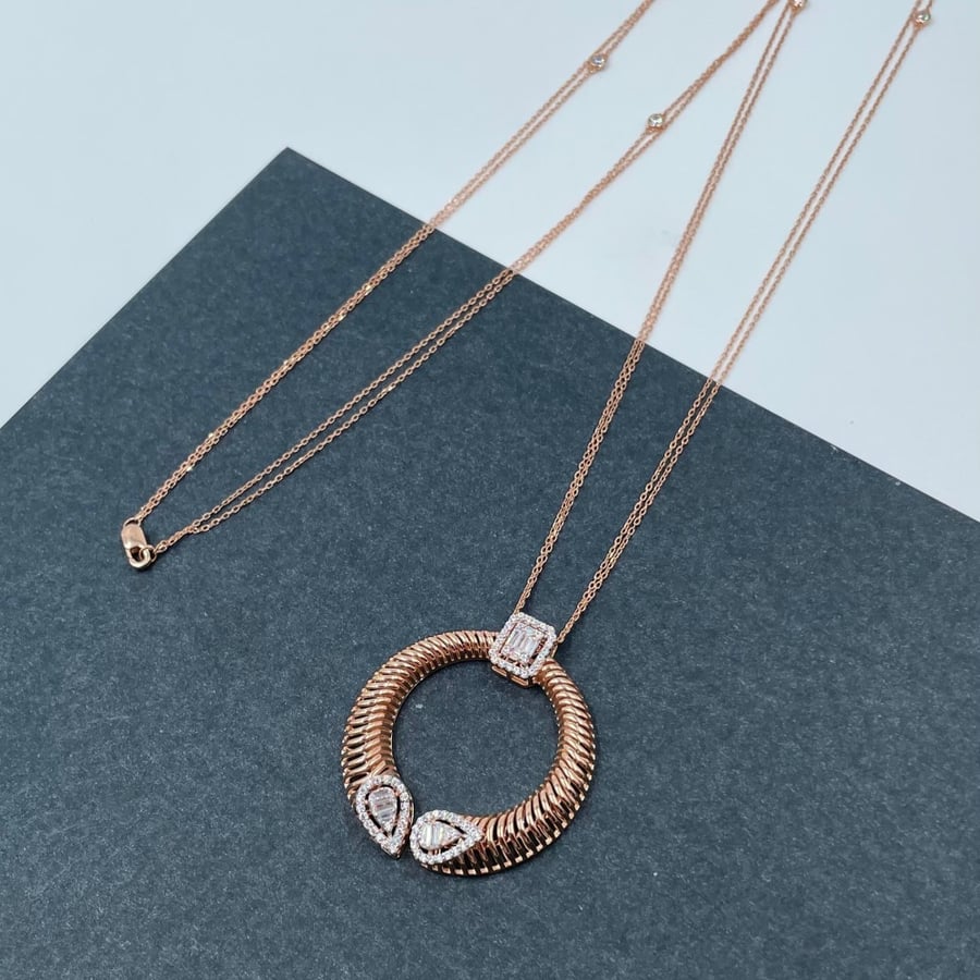 Rose gold 18 karat gold ring