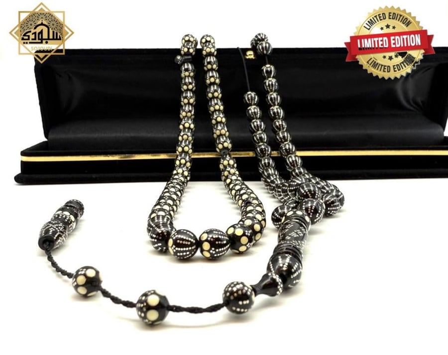 سبحة كوك بالفضة الخالصة عيار 925 ولون العاج