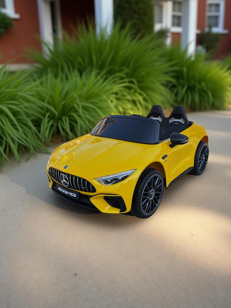 سيارة اطفال مرسيدس SL63 (اصفر)