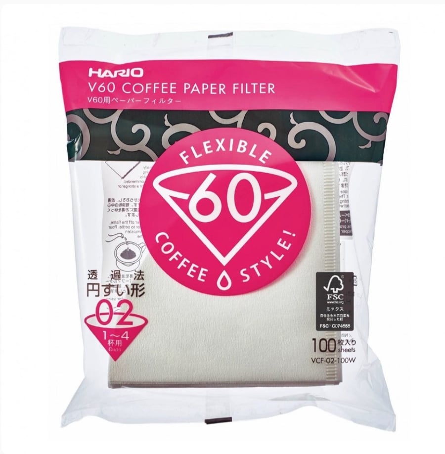 فلاتر هاريو V60 - مقاس 02 Hario