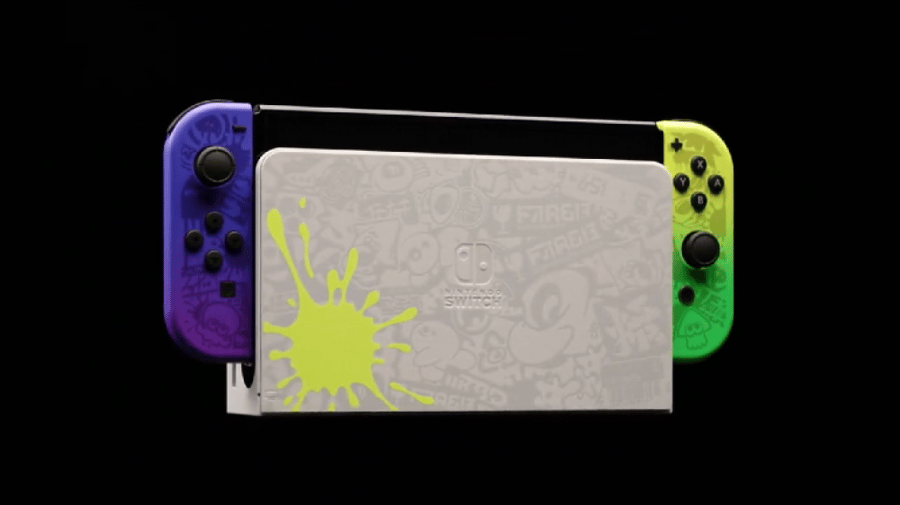 Nintendo switch oled spaltoon 3 edition