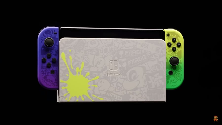 Nintendo switch oled spaltoon 3 edition