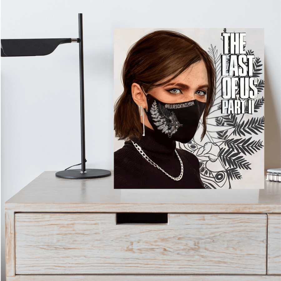 لوحة the last of us حجم 30*30