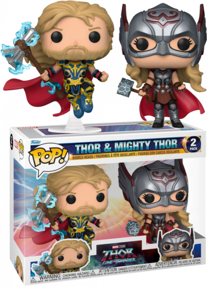 Pop! Marvel: Thor L&T- Thor & Mighty Thor (Exc)