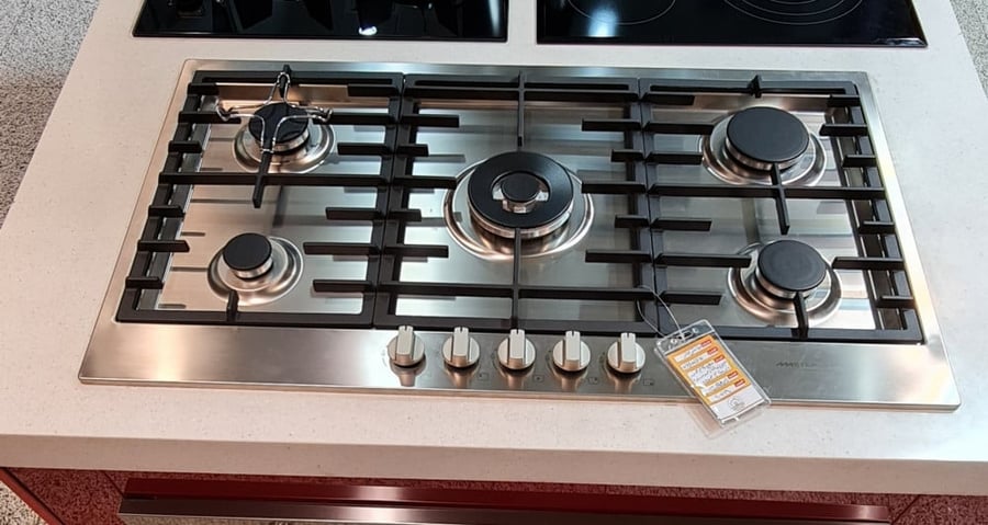Surface 90cm 5 burners gas flat heavy duty master Italian gas stove model (H95GLFX)