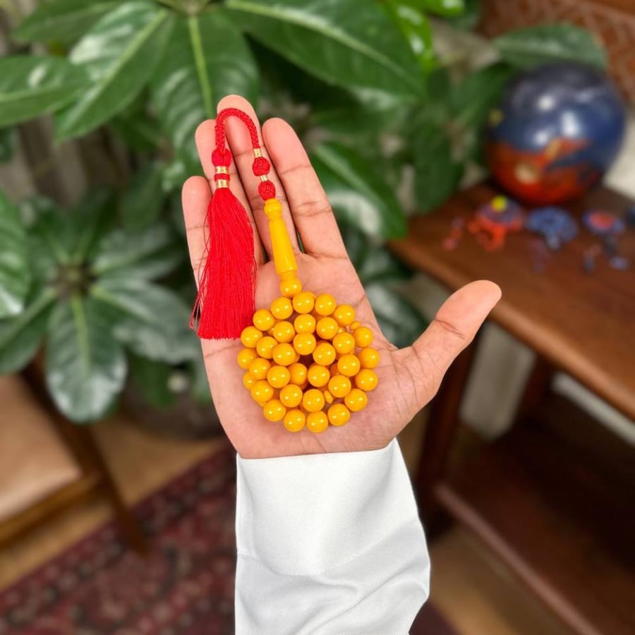 مسباح بكلايت كركمي كركوشة حمراء