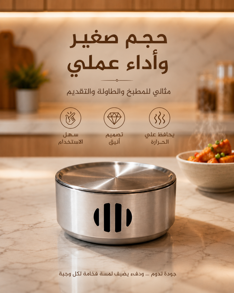 سخان تقديم صغير ستانلس ستيل