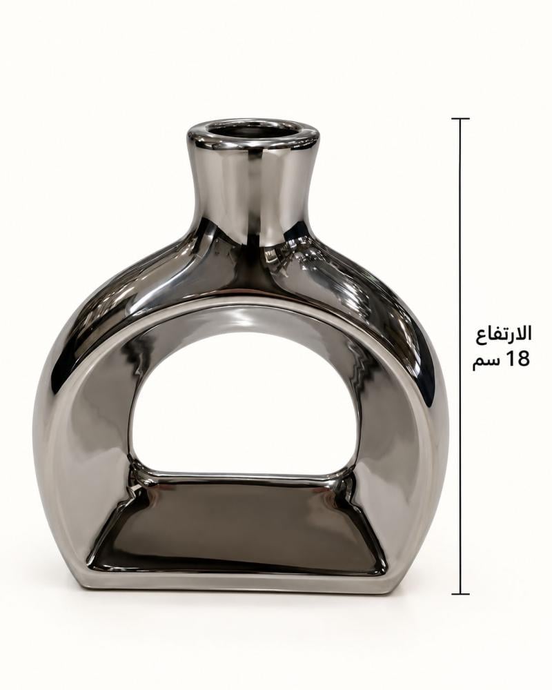 قياس فازة ديكور كروم 18 سم