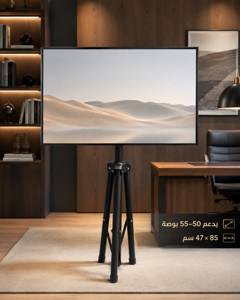 ستاند شاشة أرضي من 50 إلى 55 بوصة مقاس 85×47 سم
