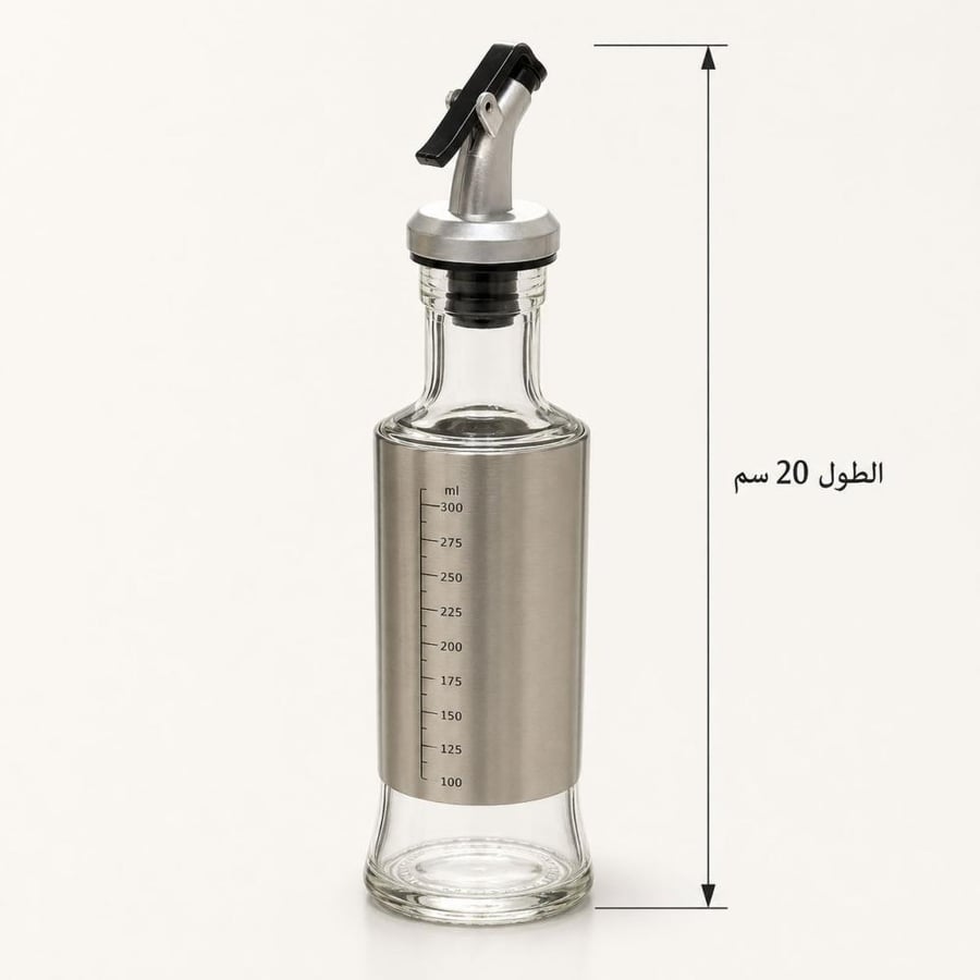 موزع زيت زجاجي 300 مل صورة 8