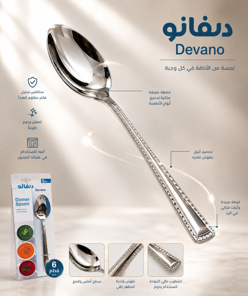 طقم ملاعق "كلاسيك ستيل"