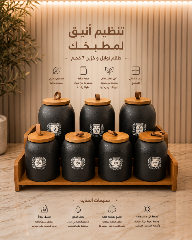 Black spice boxes with a luxurious touch