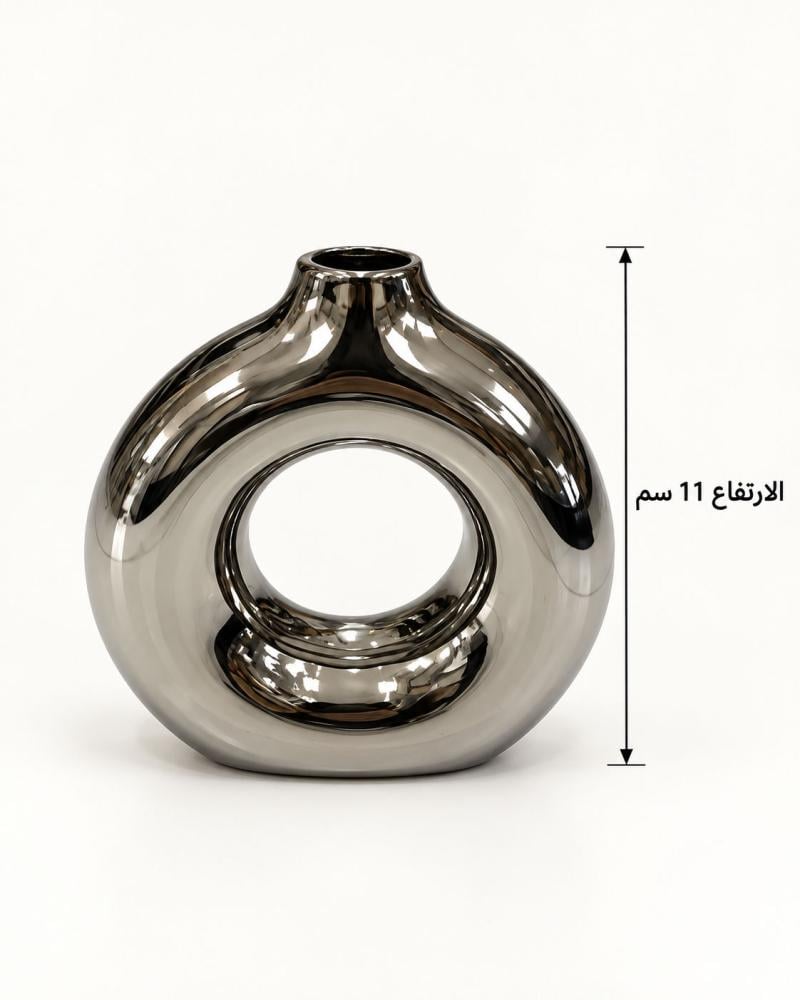 قياس فازة ديكور كروم دائرية 11 سم
