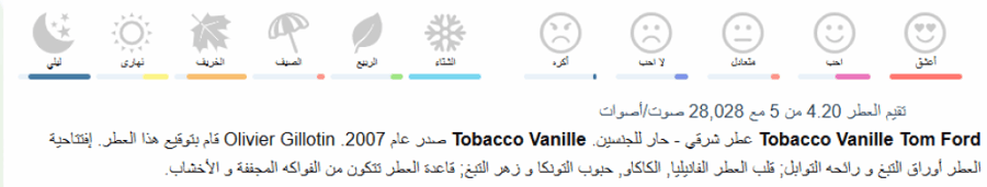 توباكو فانيل توم فورد تقسيم