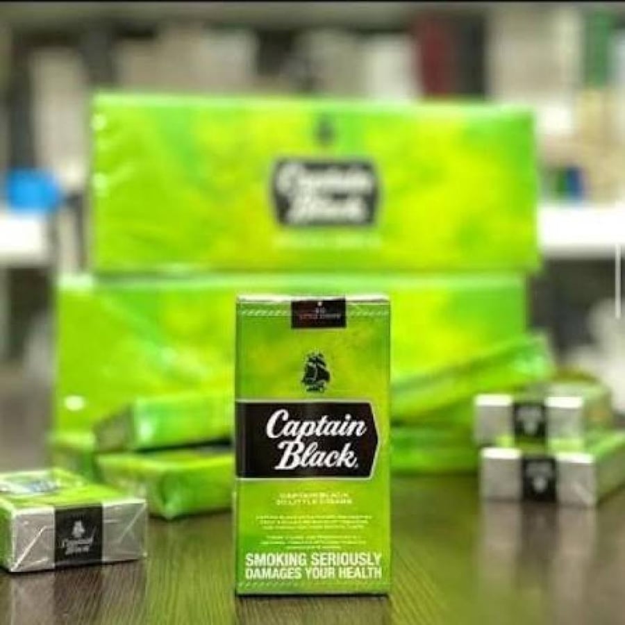 سيجار كابتن بلاك تفاح اخضر ميني سيقار CAPTAIN BLACK GREEN APPLE