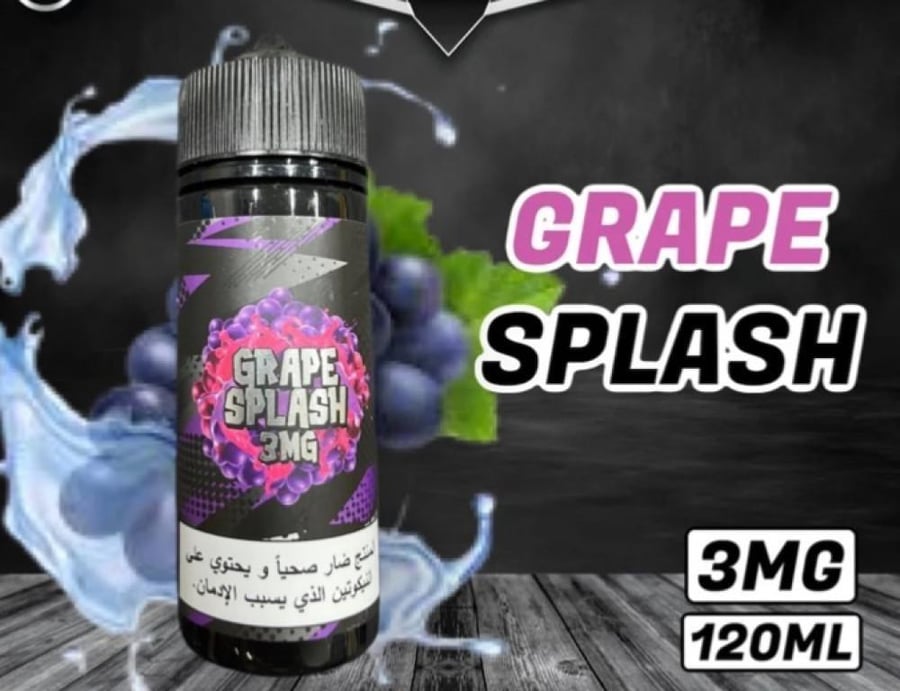 نكهة جريب سبلاش عنب 120 ملي من سام فيب Samsvape GRAPE SPLASH 3MG