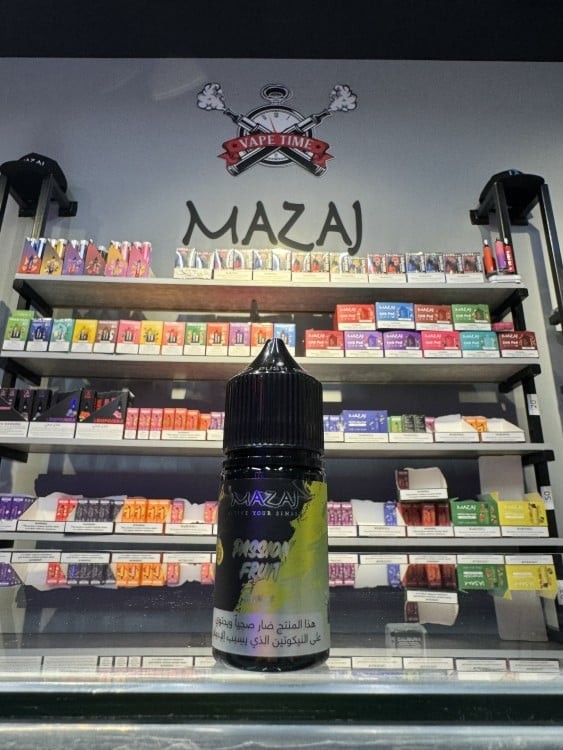 نكهة مزاج باشن فروت سولت MAZAJ PASSION FRUIT