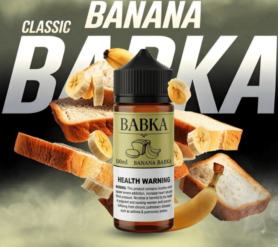 نكهة بابكا الموز 100ML فيب لذة الموز الطبيعي BABKA BANAN