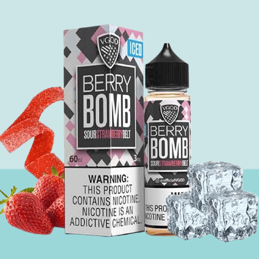 نكهة بومب فراولة ايس فيب من فيقود VGOD  BOMB STRAWBERRY