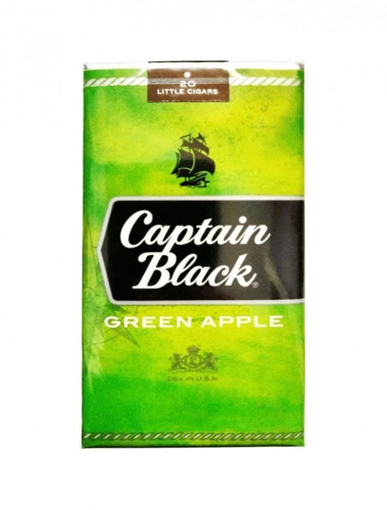 سيجار كابتن بلاك تفاح اخضر ميني سيقار CAPTAIN BLACK GREEN APPLE