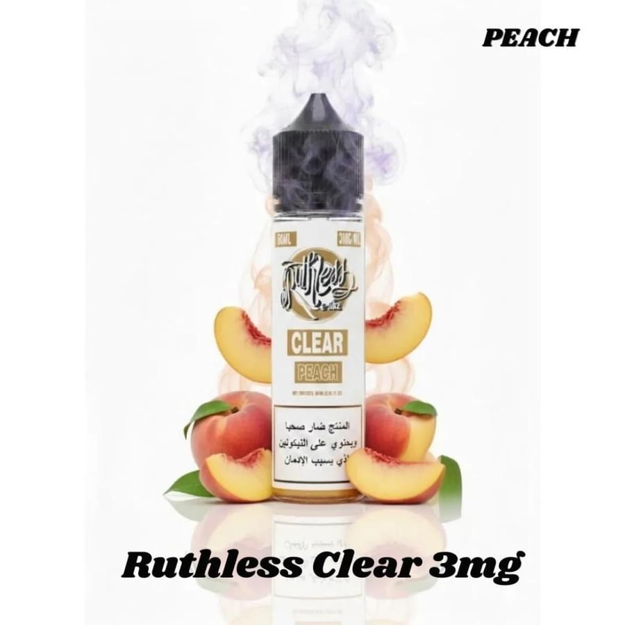 نكهة كلير خوخ فيب 60ML من روثلس RUTHLESS CLER PEACH