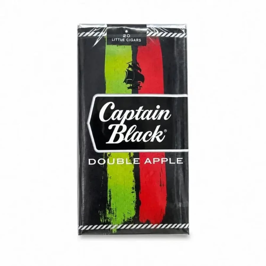 سيجار كابتن بلاك تفاحتين ميني سيقار سجاريلو CAPTAIN BLACK DOUBLE APPLE