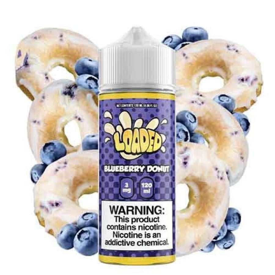نكهة لوديد دونات بلوبيري 120 ملي فيب LOADED BLUEBERRE DONUT