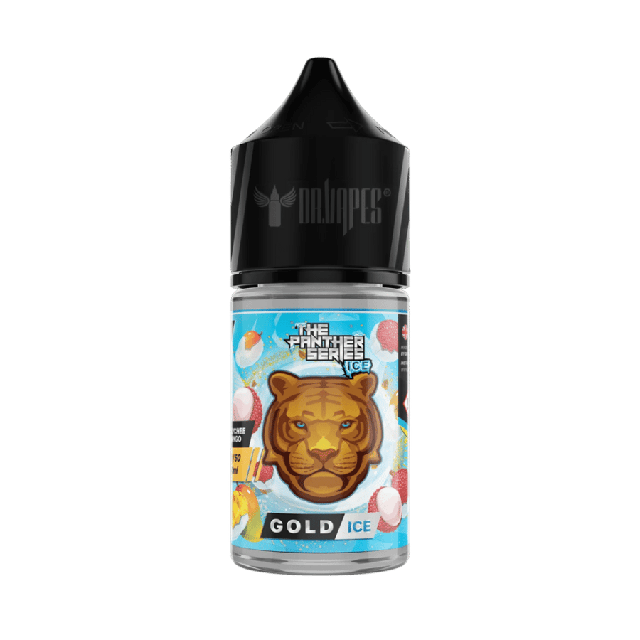نكهة بنك بانثر قولد ايس سولت ليتشي مانجو الذهبي the panther gold ice