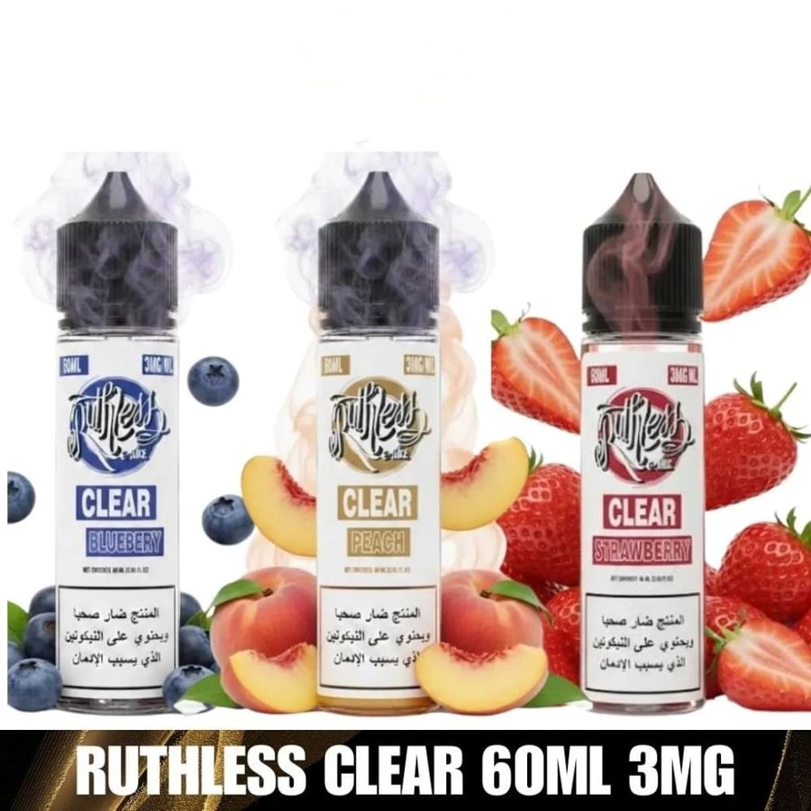 نكهة كلير عنب فيب 60ML من روثلس RUTHLESS CLER GRAPE