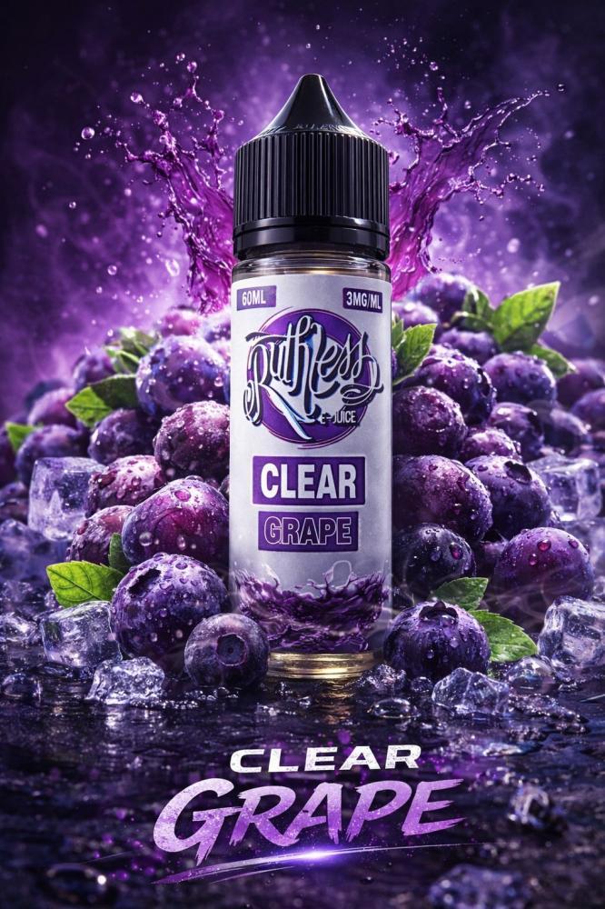 نكهة كلير عنب فيب 60ML من روثلس RUTHLESS CLER GRAPE