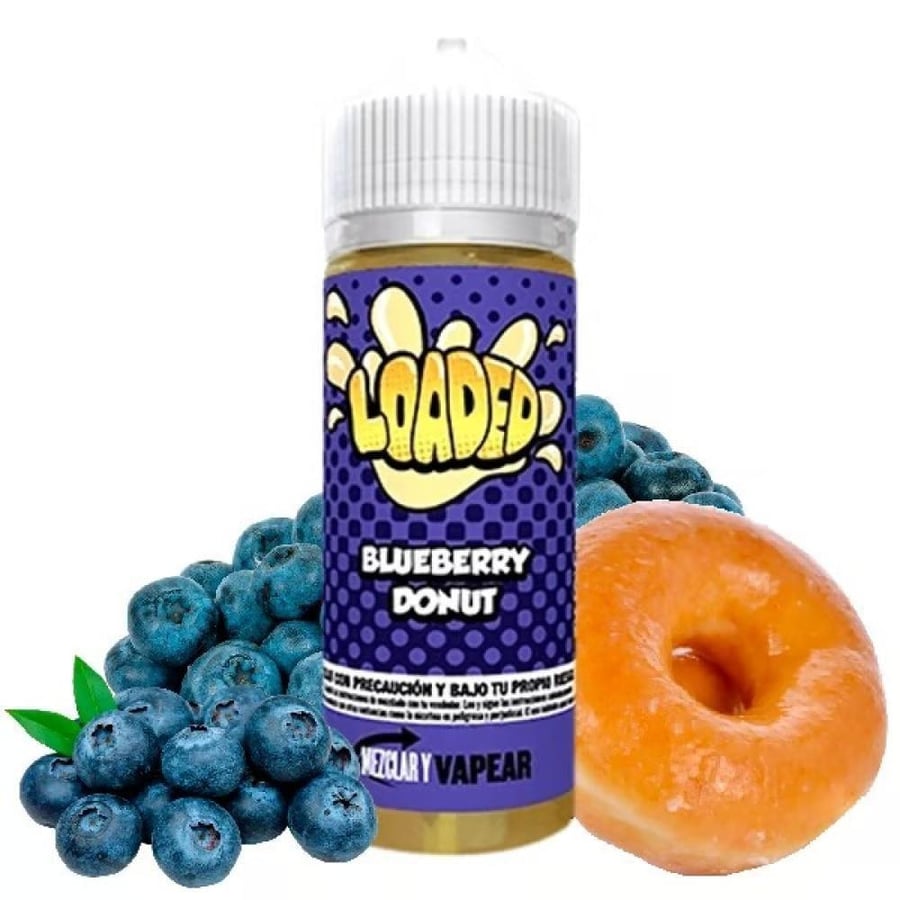 نكهة لوديد دونات بلوبيري 120 ملي فيب LOADED BLUEBERRE DONUT