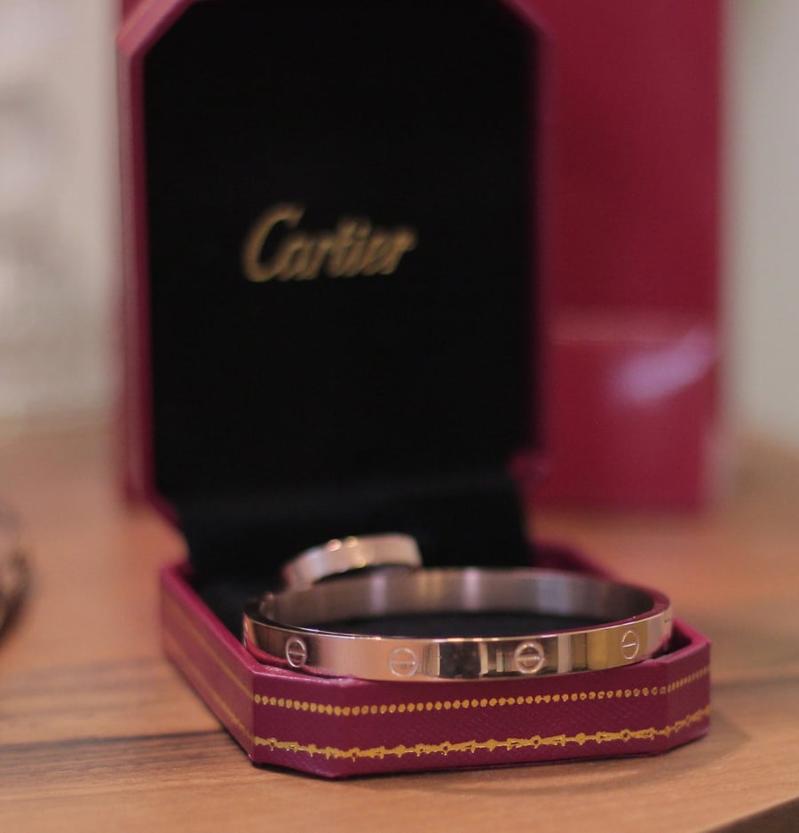 Bracelet + ring (copper color) without accessories