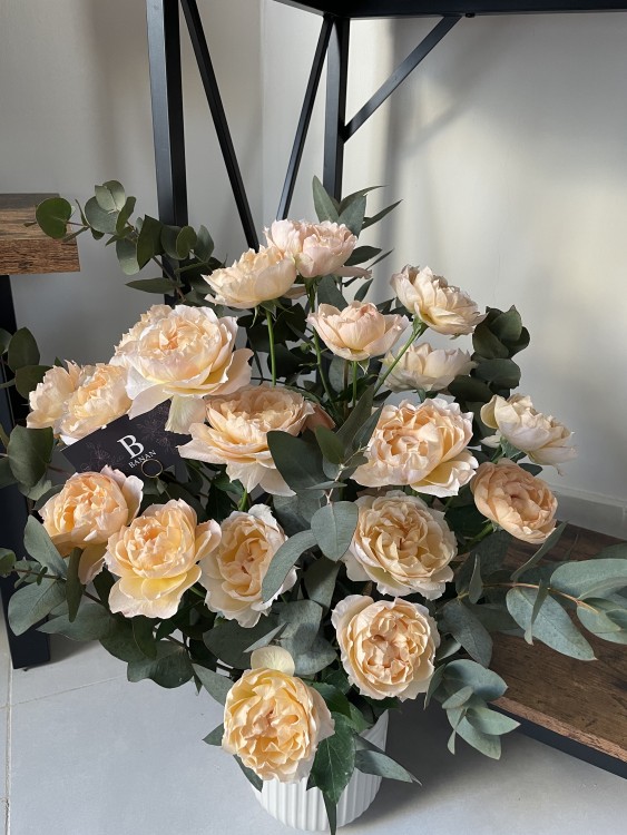 باقة ورد طبيعي