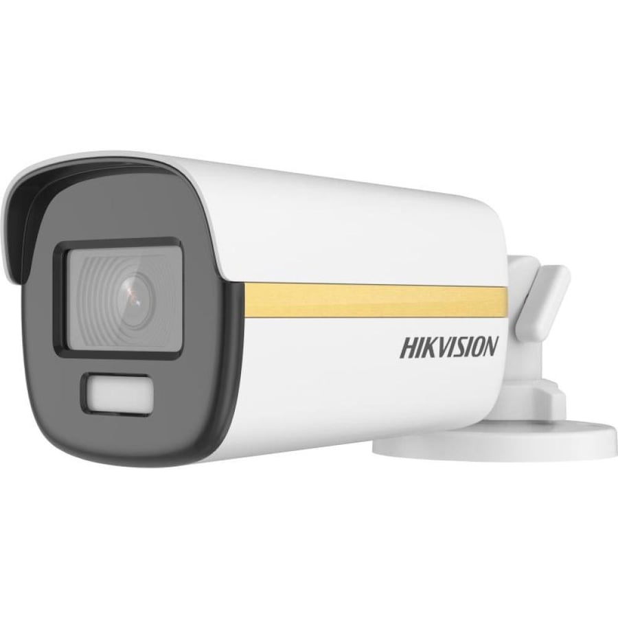 كاميرا هيكفيجن DS-2CE12UF3T-E خارجية بوليت 4K ملونة ColorVu وتقنية PoC