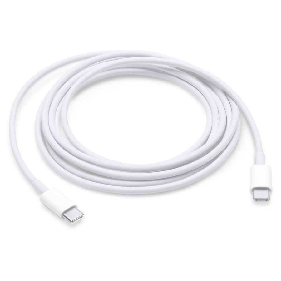 كيبل شحن ايفون usb-c بطول 2 متر ابيض