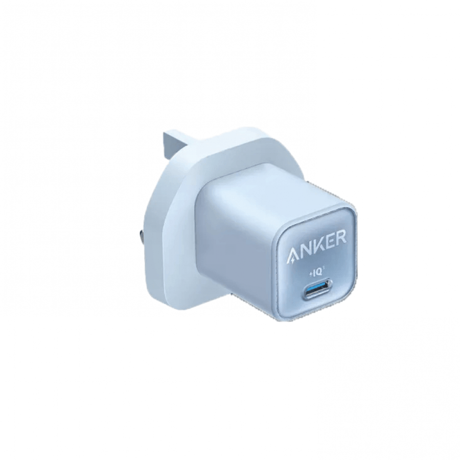 شاحن جداري انكر 3نانو usb-c ازرق 30 واط | شواحن