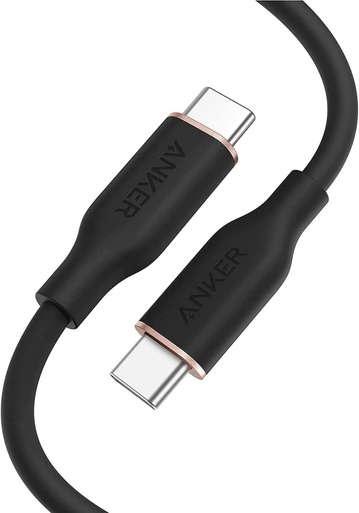 كيبل انكر 3flow باور لاين USB-C إلى USB-C اسود 90 سم | كيابل