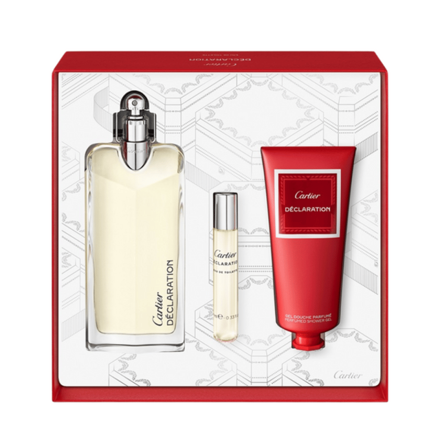 طقم كارتيير ديكلاريشن او دو تواليت 100ml ( عطر 100ml +عينه بخاخ 10 مل +شاور جل معطر 75مل